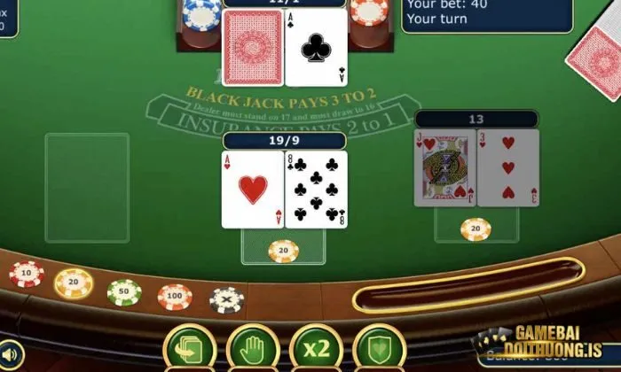 Các hành động của người chơi trong ván cược blackjack cần biết