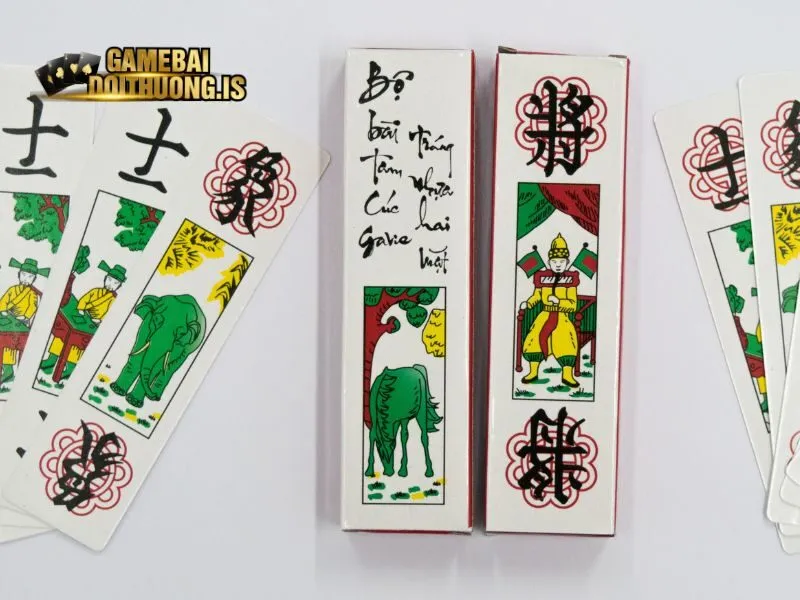 Các quân bài sử dụng trong game Tam Cúc