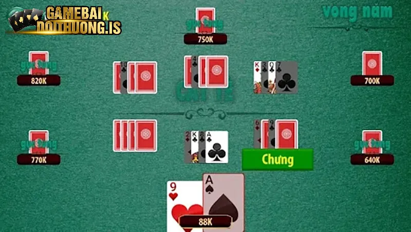 Các bước chơi bài catte đúng luật