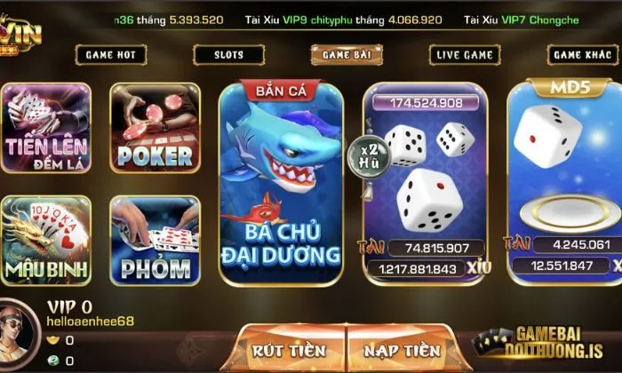 Game bài đổi thưởng Iwinclub là sản phẩm chất lượng của nhà cái Iwin