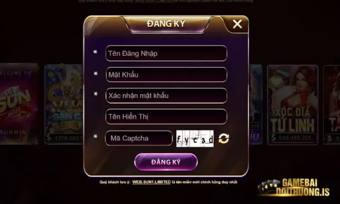 Đăng ký tài khoản Sunwin ngay hôm nay tại đây