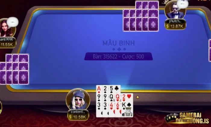 Trường hợp thắng trong game bài mậu binh nhà cái Zowin