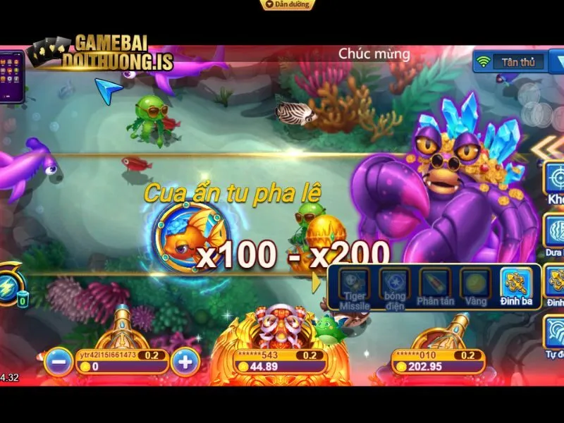 Nhiều cơ chế đạn và súng thú vị trong bắn cá IWINCLUB