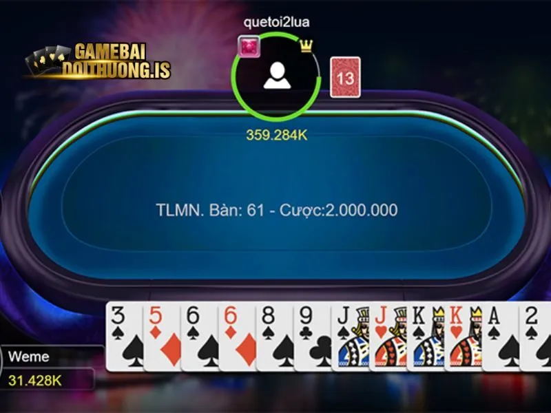 Quy định về số lượng bài và lượt đánh