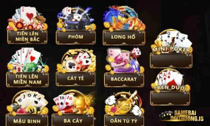 Đa dạng các thể loại game tại Lucky Win