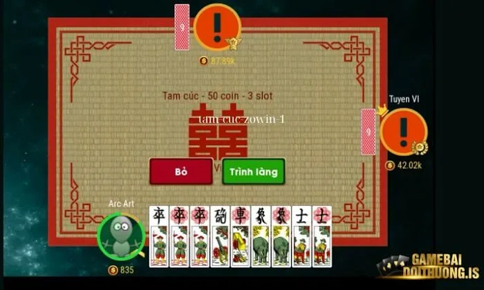 Mỗi ván bài là một thử thách đầy kịch tính. 