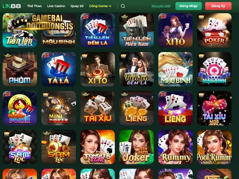 UK88 trải nghiệm sòng bài chuyên nghiệp chuẩn Anh